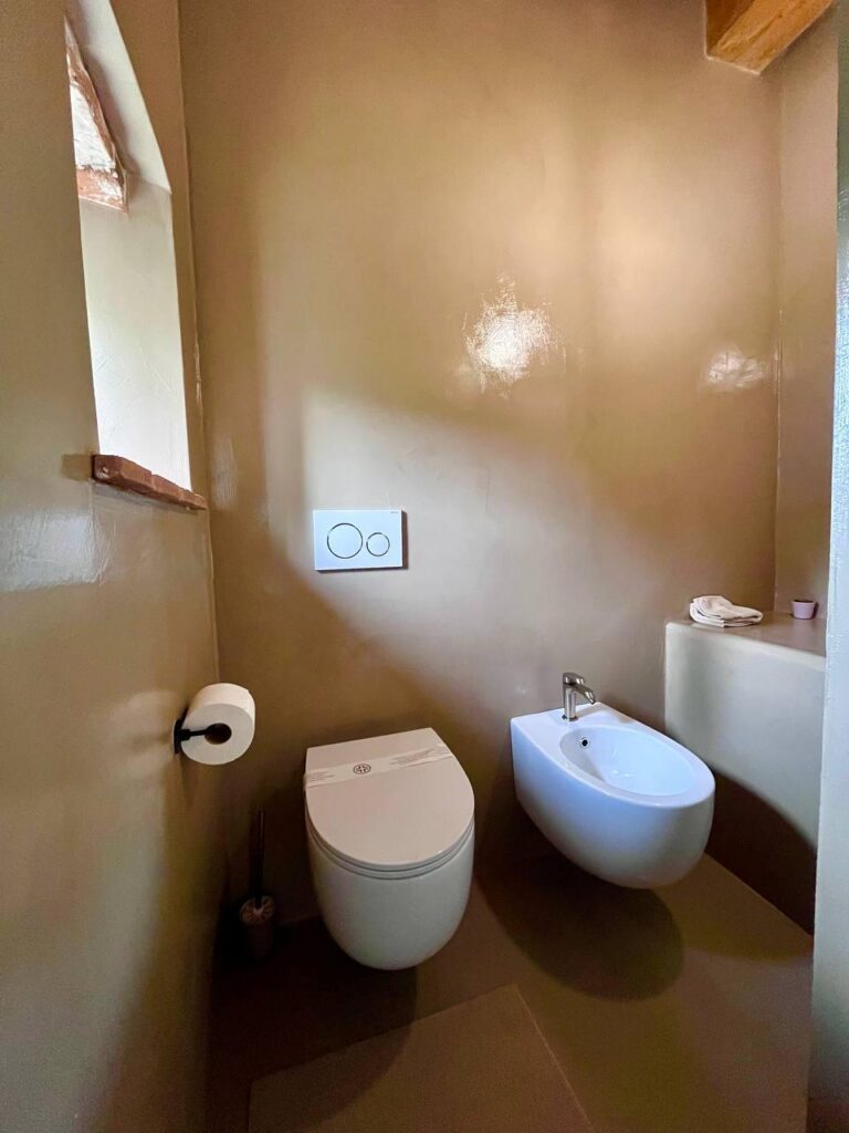 Bagno privato della camera Tortora del Matana B&B